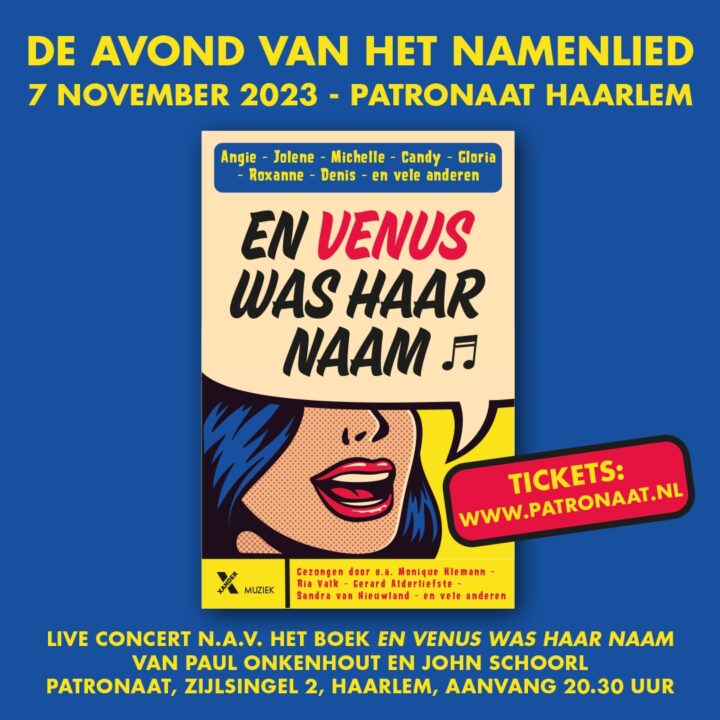 Grote evenementafbeelding: De Avond van het Namenlied – En Venus was haar Naam