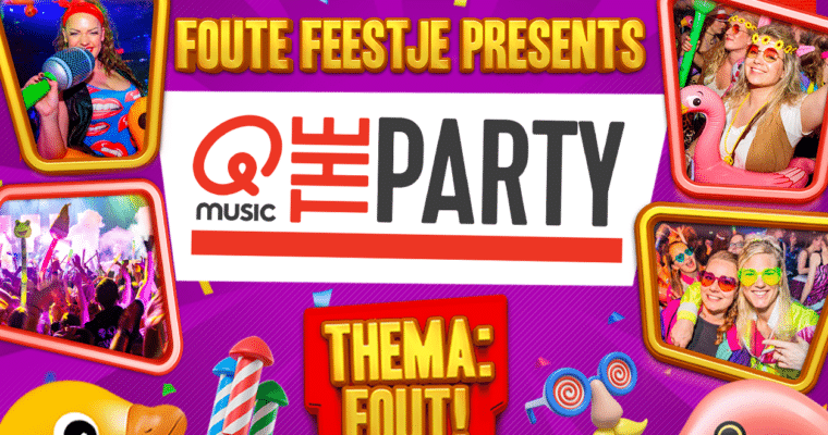 Evenementafbeelding: QMusic The Party – FOUT!