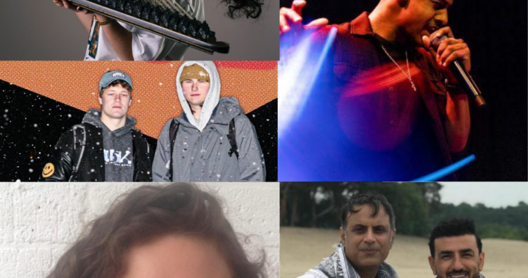 Evenementafbeelding: Bieb Schalkwijk x Station Zuidwest presenteren: O’maahi, Shaza, Asghar & Karwan, Poslo