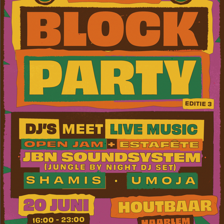 Grote evenementafbeelding: BLOCKPARTY • Houtbaar
