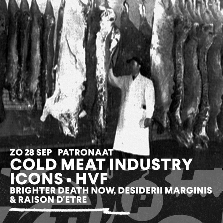 Grote evenementafbeelding: Cold Meat Industry Icons: Brighter Death Now, Desiderii Marginis & Raison d’etre • Haarlem Vinyl Festival