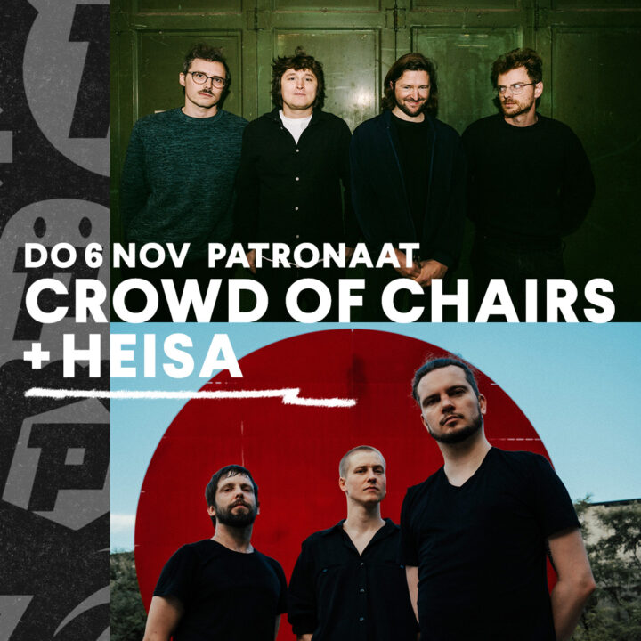 Grote evenementafbeelding: Crowd of Chairs + Heisa