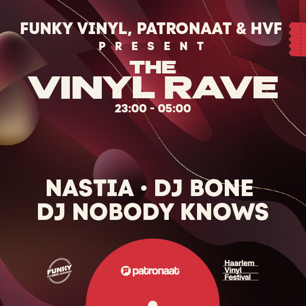 Grote evenementafbeelding: Funky Vinyl x Patronaat: The Vinyl Rave (Haarlem Vinyl Festival)