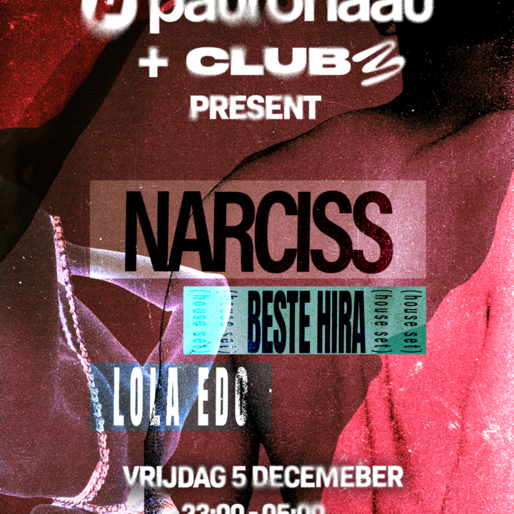 Grote evenementafbeelding: CLUB3 XL: Narciss