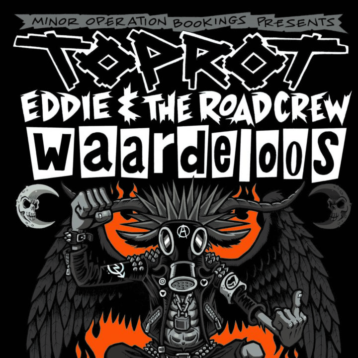Grote evenementafbeelding: M.O.B. presents: Toprot + Eddie & The Roadcrew + Waardeloos