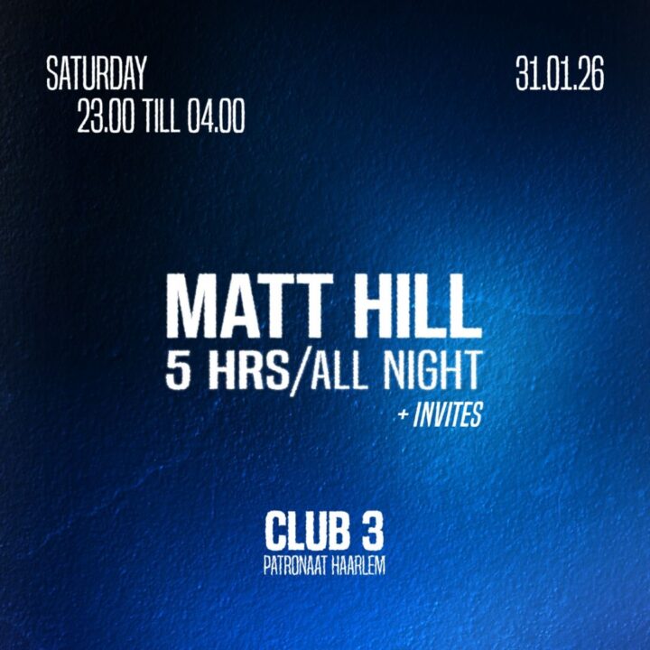Grote evenementafbeelding: MATT HILL 5 HRS/ALL NIGHT