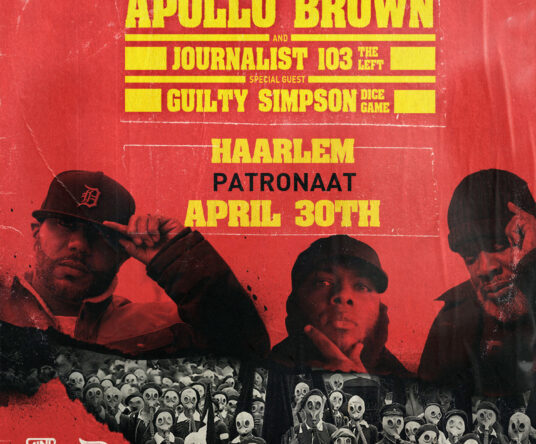 Get in the mood afbeelding voor: Apollo Brown & Journalist 103 (The Left) – Gas Mask Anniversary Tour + special guest Guilty Simpson