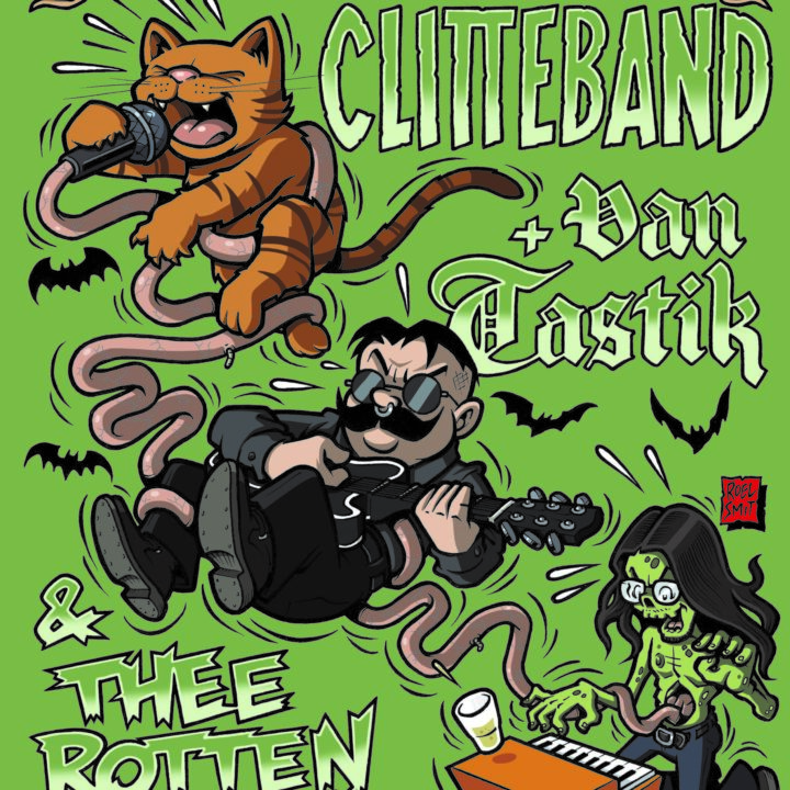 Grote evenementafbeelding: M.O.B. presents: Clitteband + Van Tastik + Thee Rotten Organs