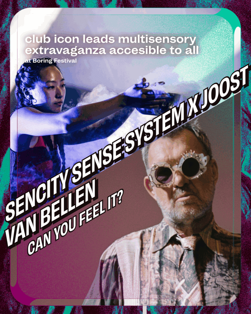 Afbeelding voor festival act: Sencity Sense System x Joost van Bellen