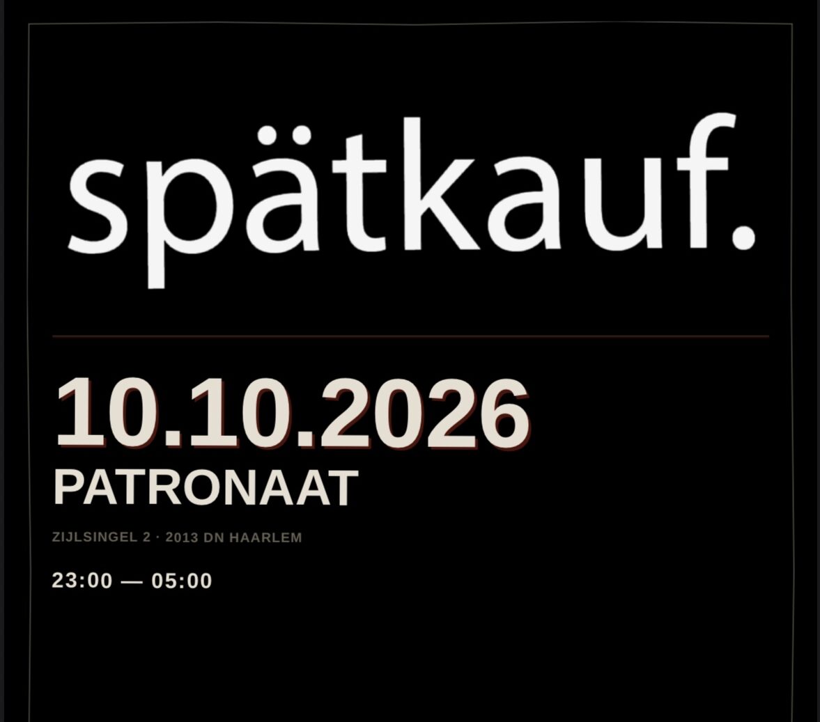 Spätkauf in Patronaat, Haarlem