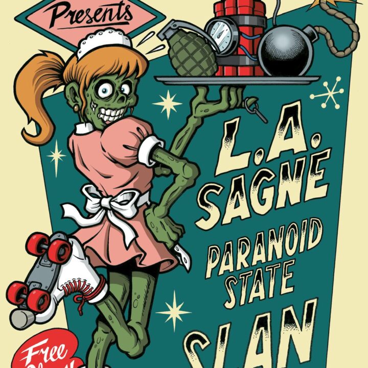 Grote evenementafbeelding: MOB presents: LA Sagne + Paranoid State + Slan